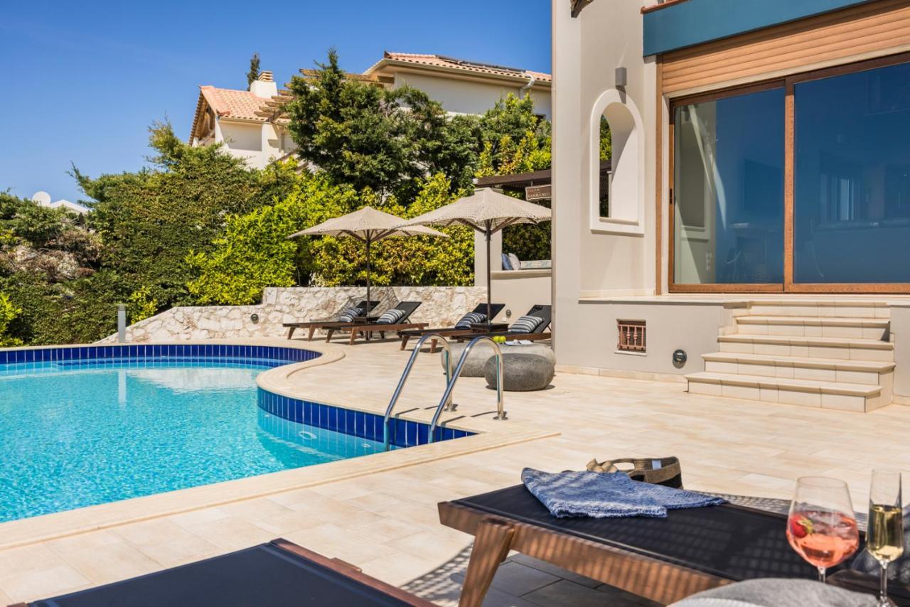 Luxury Villa Karmaniolos Fiskardo Kefalonia エクステリア 写真